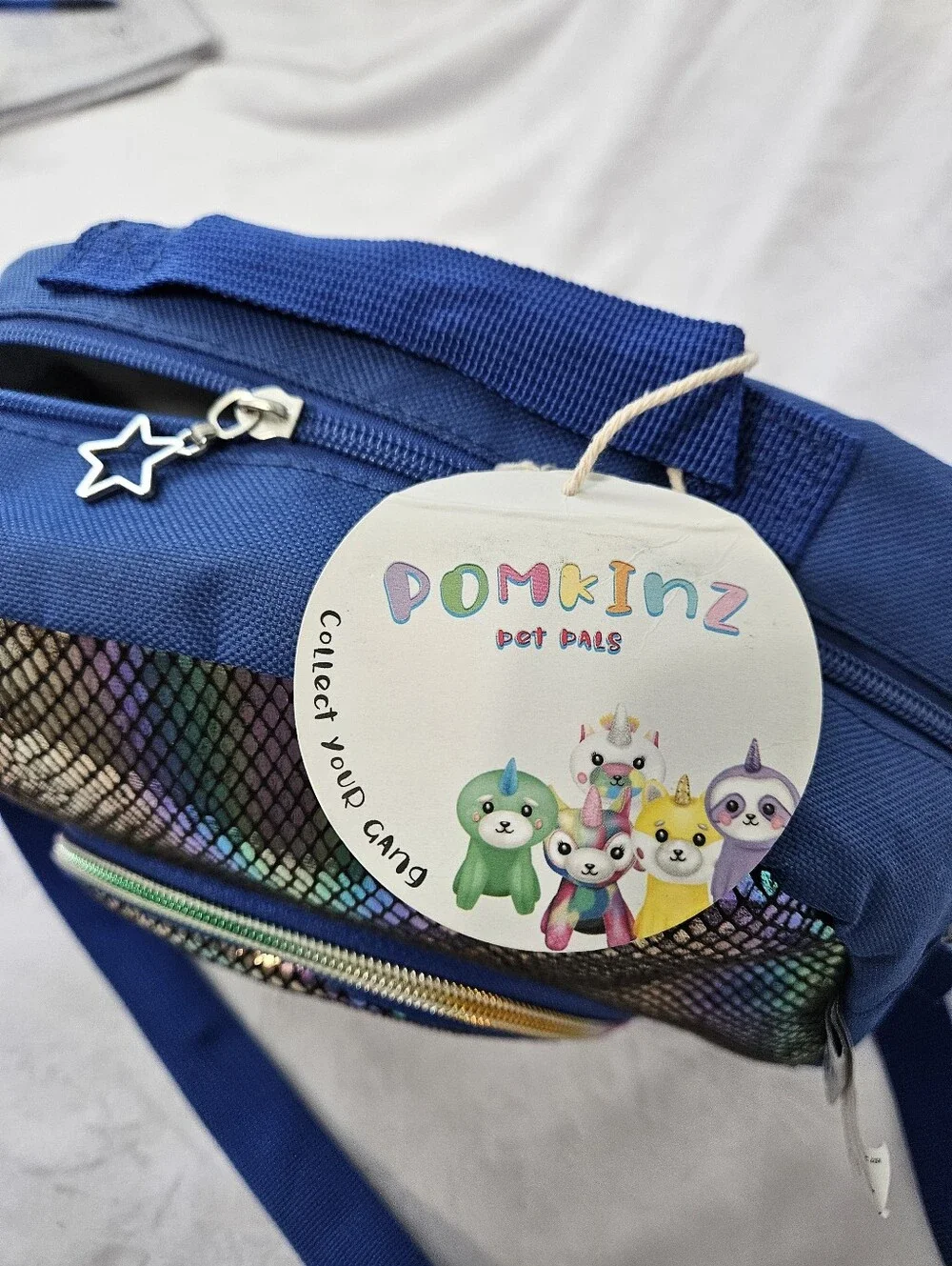 Blue Iridescent Crossbody Bag - Stylish Women's Shoulder Bag